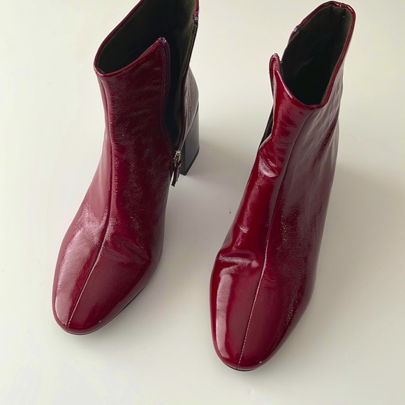 TopShop patent leather ankle boots - Picture 1 of 6